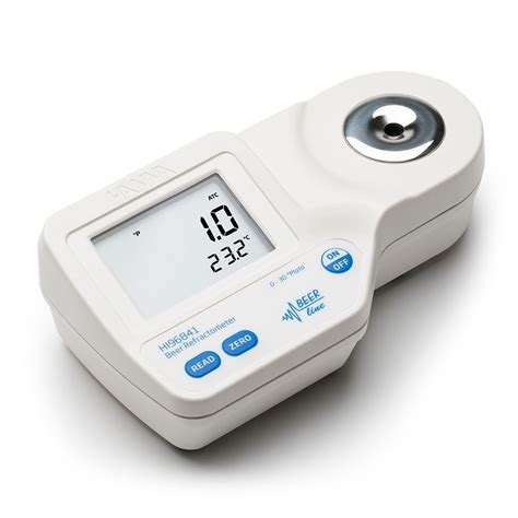 hanna digital refractometer brewing|digital salinity refractometer.